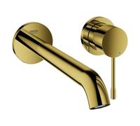 Grohe Essence, mitigeur lavabo 2 trous, saillie 230mm, montage mural, 29193GL1, Couleur: un lever de soleil frais
