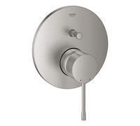 GROHE Essence Mitigeur mécanique 2 sorties avec inverseur, Supersteel, 24058DC1 (Import Allemagne)