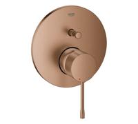 Grohe Essence Mitigeur monocommandé pour bain, kit de montage final pour GROHE Rapido SmartBox, 24167DL1, Couleur: coucher de soleil chaud brossé