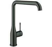 GROHE Essence Mitigeur monocommandé pour évier, saillie 220mm, orientable, bec haut, 30505AL0, Couleur: graphite dur brossé