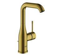 Grohe Essence Mitigeur monocommandé pour lavabo, L-Size, orientable, saillie 127mm, avec vidage à tirette, 24174GN1, Couleur: lever de soleil frais brossé