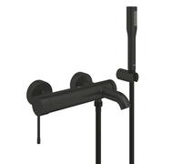 Grohe Essence New - Mitigeur de baignoire avec accessoires, noir mat 336282431