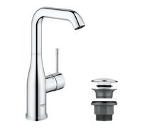 Mélangeur Lavabo Grohe Essence monocommande 1/2" lavabo Taille L Chromé 23799001