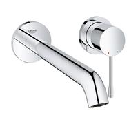 GROHE Essence New Partie de finition pour robinet lavabo mural encastrable 2 trous L size avec bec 23cm chrome 19967001