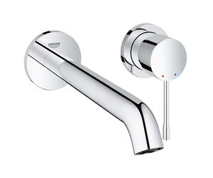 GROHE Essence New Partie de finition pour robinet lavabo mural encastrable 2 trous L size avec bec 23cm chrome 19967001