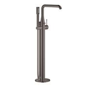 GROHE Essence New Partie de finition robinet baignoire sur pied - inverseur - bec pivotant 27,7 cm - douchette à main - flexible de douche - graphite dur 23491A01