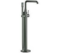 Grohe Essence Mitigeur monocommandé pour bain, montage au sol, orientable, saillie 277mm, avec accessoires, 25248AL1, Couleur: graphite dur brossé