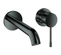 Grohe Essence, mitigeur lavabo 2 trous, saillie 183mm, montage mural, 29192A01, Couleur: graphite dur