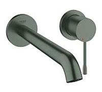 Grohe Essence set de montage de finition 29193AL1 mitigeur lavabo 2 trous à encastrer, saillie 230 mm, graphite dur brossé