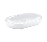 GROHE Lavabo Essence 60x40 cm ovale à poser PureGuard blanc brillant 3960800H