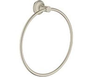 Grohe Essentials Authentic anneau Essentials Authentic serviettes 40655EN1 en nickel brossé, accessoire dissimulé