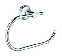 Grohe Essentials Authentic porte-papier 40657001 chromé , sans couvercle, accessoire dissimulé