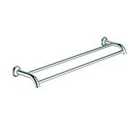 Grohe Essentials Authentic porte-serviettes de bain 40654001 double, chromé , 626mm, montage invisible