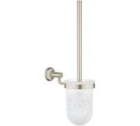 Grohe Essentials Authentic WC - garniture de toilette 40658EN1, nickel brossé, modèle mural