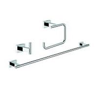 Grohe Essentials kit d'accessoires 3 en 1 StarLight Chrome 40777001