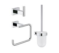 Grohe Essentials Cube Ensemble d'accessoires de salle de bains, 40757001,