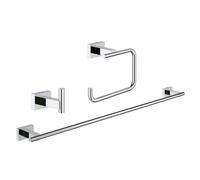 Grohe Essentials kit d'accessoires 3 en 1 StarLight Chrome 40777001