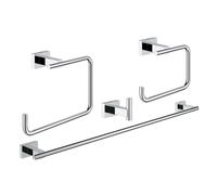 GROHE Ensemble d'accessoires Essentials Cube 4-en-1 55,8 cm fixation dissimulée chromé 40778001