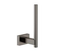 Grohe Essentials Cube - Porte-rouleaux de rechange, Hard Graphite brossé 40623AL1