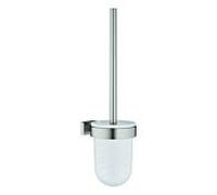 Grohe Essentials Cube - Brosse de toilette avec support, supersteel 40513DC1