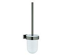 Grohe Essentials Cube WC set de pinceaux 40513AL1 graphite dur brossé, modèle mural, fixation invisible