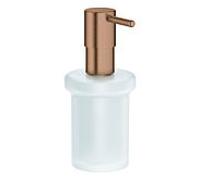 Grohe Essentials distributeur de savon 40394DL1 warm sunset brossé, pour Halter
