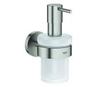 Grohe Essentials distributeur de savon 40448DC1 supersteel, avec Halter