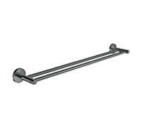 Grohe Essentials double Badetuchhalter 40802A01 60cm, fermeture invisible, graphite dur
