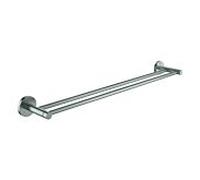 Grohe Essentials double Badetuchhalter 40802DC1 60cm, fermeture invisible, supersteel