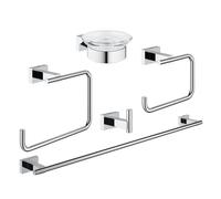 Grohe Essentials ensemble d'accessoires 5 en 1 StarLight Chrome 40758001