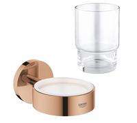 Grohe Essentials Gobelet à brosses à dents, 40369DA1+40372001,