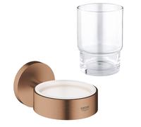 Grohe Essentials Gobelet à brosses à dents, 40369DL1+40372001,