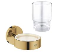 Grohe Essentials Gobelet à brosses à dents, 40369GL1+40372001,