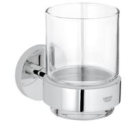 Grohe Essentials gobelet pour brosse à dents transparent-chrome 40447001