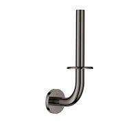 GROHE Essentials, porte-rouleau de réserve WC, rangement pratique | Finition robuste en métal, montage mural facile (anthracite, 40385A01)