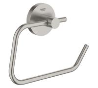 GROHE Dérouleur de papier mural Essentials 40689DC1 SuperSteel sans couvercle fixation dissimulée