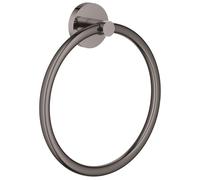 GROHE Anneau porte-serviettes Essentials 40365AL1, Graphite dur brossé, fixation invisible