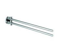 Grohe Essentials porte-serviettes 40371001 43,9 cm, 2 bras, pivotante , chromé