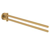GROHE Porte-serviettes Essentials 40371GN1 2 bras pivotants 43,9 cm brossé Cool Sunrise