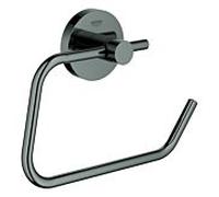 Grohe Essentials porte- WC 40689A01 graphite dur, sans couvercle, fermeture dissimulée