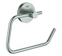 Grohe Essentials porte- WC 40689DC1 supersteel, sans couvercle, fermeture invisible