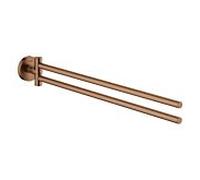 Grohe Essentials serviettes 40371DL1 2 bras, pivotant, 43,9 cm, brossé chaud coucher de soleil