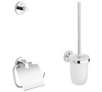 GROHE Ensemble d'accessoires WC Essentials 3 en 1 chromé 40407001