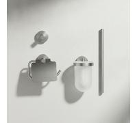 Grohe Essentials Set d’accessoires 3 en 1 Finition inox brossé infinity, 40407DC