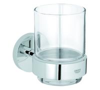 Grohe Essentials support avec verre en cristal, 40447001