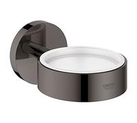 GROHE Essentials - support (surface durable, adaptée au perçage ou au collage), graphite dur, anthracite foncé 40369A01