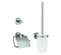 Grohe Essentials WC set 40407DC1 Supersteel, 3 in 2000 , fermeture dissimulée