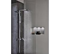 Grohe Euphoria Cube 230 système de douche 23147001 chromé, avec mitigeur monocommande pour montage mural