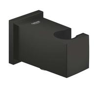Grohe Euphoria Cube - Coude de douche avec support, noir mat 263702430