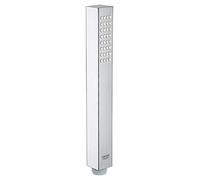 GROHE Euphoria Cube, douchette 1 type de jet, design carré | Jet homogène sur toute la surface, poignée qui reste fraîche (chrome, 27699000)